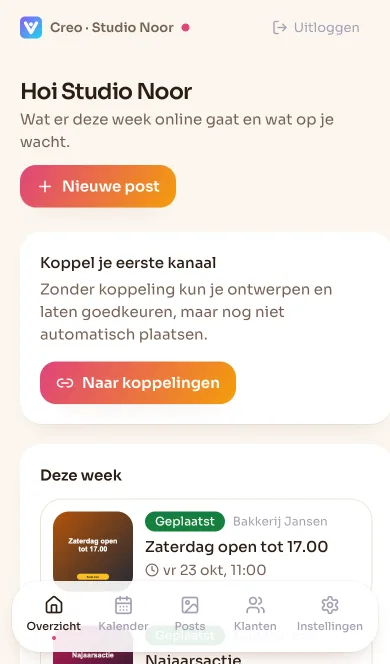 Creo op de telefoon