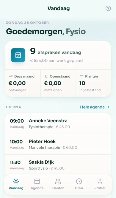 Cura op de telefoon