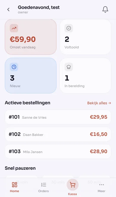 Tavola op de telefoon